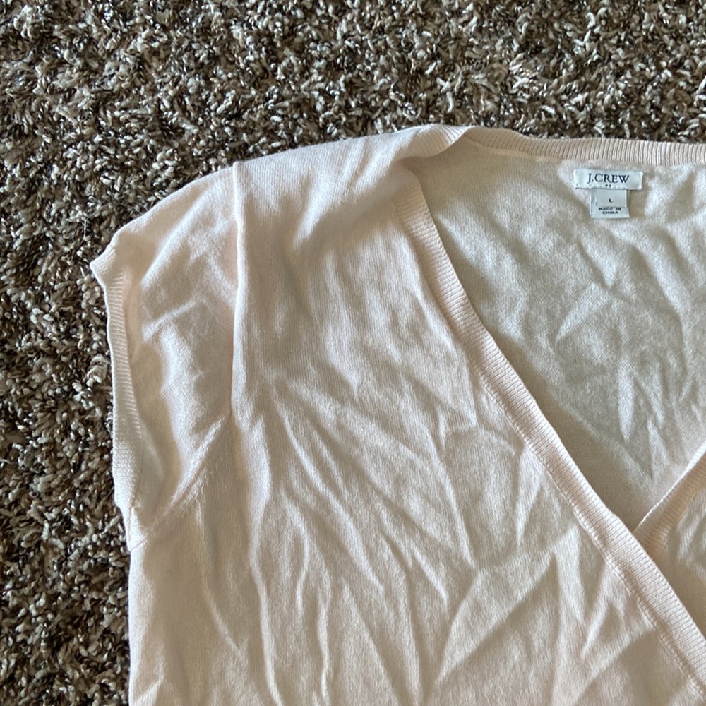 J.Crew light pink wrap shirt - Picture 8 of 10